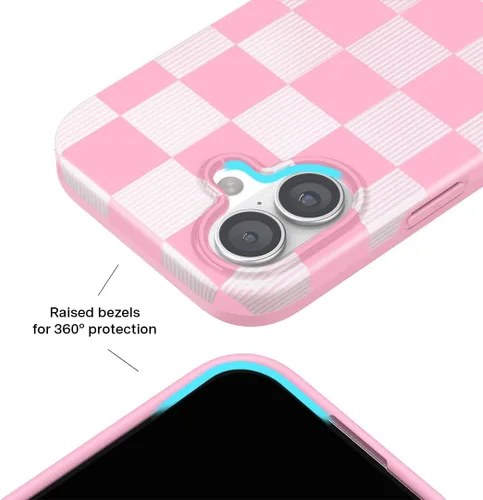 Vista 1282 de VELVET CAVIAR Funda para iPhone 15, compatible con MagSafe, probada contra caídas de 10 pies, fundas protectoras de diseño, leopardo color rosa
