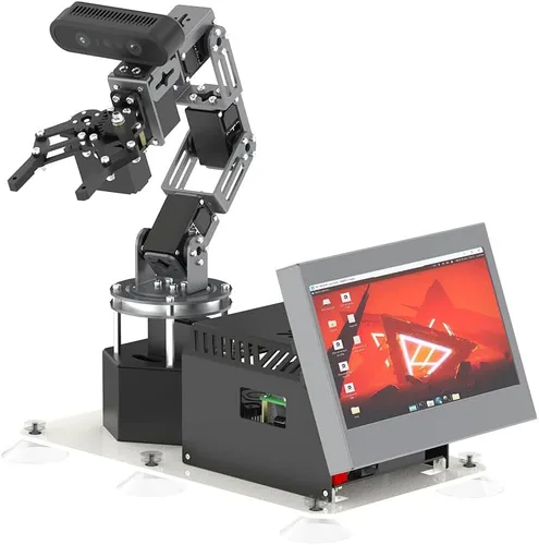 Vista 17 de Yahboom 6DOF Robotic Arm for RaspberryPi 5 ROS2 AI Vision Ver Without Pi5
