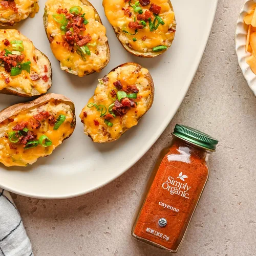 Vista 4 de Simply Organic Pimienta de Cayena, 2.89 onzas, pimientos de cayena puros orgánicos, sin OMG, certificado Kosher