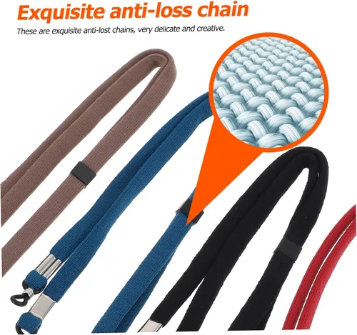 Vista 6 de KALLORY Cuerdas ajustables para gafas perdidas, correas duraderas para gafas de sol, cómodas y fáciles de usar para exteriores