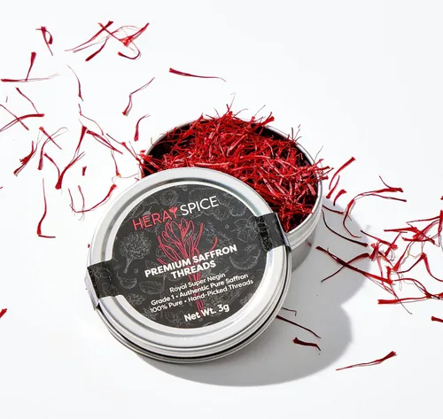 Vista 13 de Heray - Hilo de azafrán afgano premium, calidad Super Negin A+ Fresh Pure All Red Thread, especias doradas para bouillabaisse, risotto, paella, té