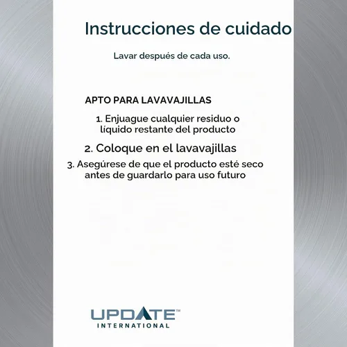 Vista 3 de Update International SV-70, servidor de crema aislado, vacío, de acero inoxidable, 24 onzas, Transparente, 1