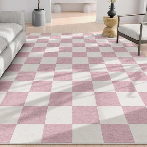 Vista 12 de Well Woven Apollo Flatwoven Modern Squares Alfombra multicolor de 3 pies 3 pulgadas x 5 pies para niños
