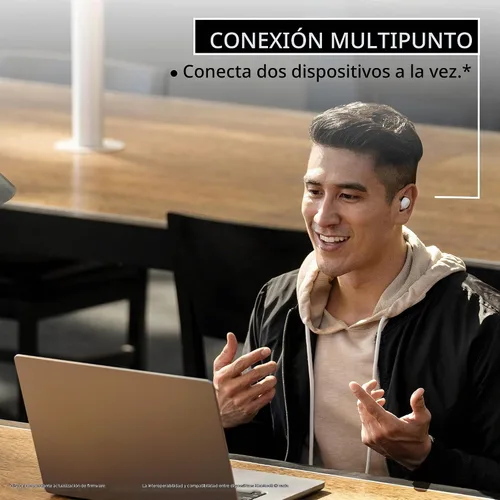 Vista 5 de Sony LinkBuds S - Auriculares de botón verdaderamente inalámbricos con cancelación de ruido con Alexa integrado, auriculares Bluetooth compatibles