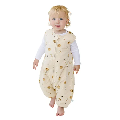 Vista 8 de Dreamsuit Saco de Dormir para Niños Pequeños con Pies – Saco de Dormir Caminante con Piernas, Rayón hecho de Bambú, Verano 0.8 TOG, Cremallera de 2