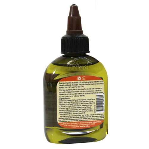Vista 2 de Difeel Mezcla de aceite de zanahoria para el cabello, tamaño de viaje, 2.5 onzas. Carrot