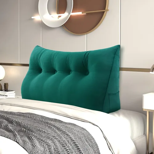 Vista 14 de Almohada de cuña para cabecero de cama Almohada pequeña de refuerzo para cabecera Almohada de lectura para sentarse en la cama para adultos, cojín