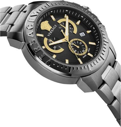 Vista 3 de Versace Nueva colección Chrono Reloj de lujo para hombre