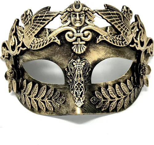 Vista 5 de Máscara de estilo steampunk para hombre, máscara de Mardi Gras, disfraz de Halloween, boda, fiesta, cosplay