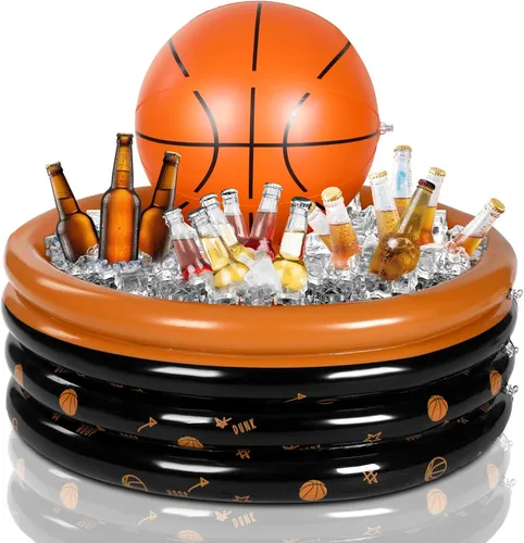 Vista 13 de Bencailor - Barra de servir inflable de PVC para bebidas de fútbol, juego de lanzamiento, decoración de fiesta, rugby, baloncesto, béisbol