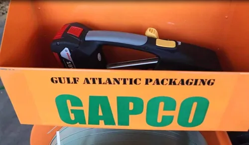 Vista 3 de GAPCO ZAPAK GP97A - Herramienta de flejado automático de 5/8" PET y PP con batería