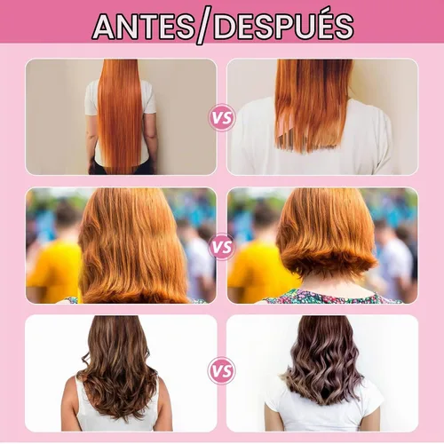 Vista 3 de Kit de corte de cabello para cortar cabello en casa, tijeras de cabello, recortadora de puntas abiertas, clips de flequillo, herramientas