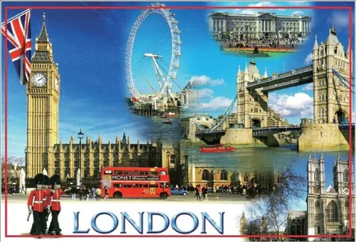 Vista 18 de Reino Unido Reino Unido Escocia - Imanes para refrigerador (1 pieza, Big Ben-B7)