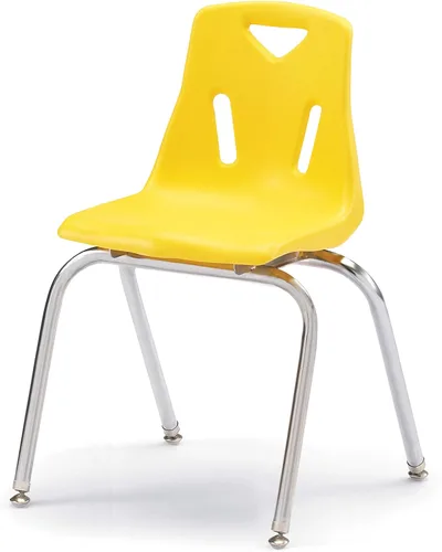 Vista 18 de Berries silla apilable con patas cromadas
