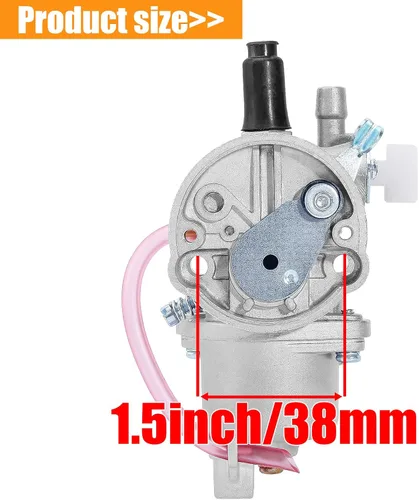 Vista 3 de Carburador para 43cc 47cc 49cc 50cc SYX Moto Kids Mini Dirt Bike Holeshot Pit Pocket Rocket Super Bike Minimoto ATV Quad Go Kart ciclomotor Scooter