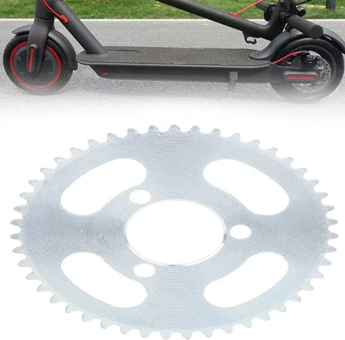 Vista 9 de 25H 47T Piñón 3 Agujero Reemplazo para Scooter Eléctrico Bicicleta Piñón Trasero Acero 3.898 in Diámetro 1.142 in Agujero