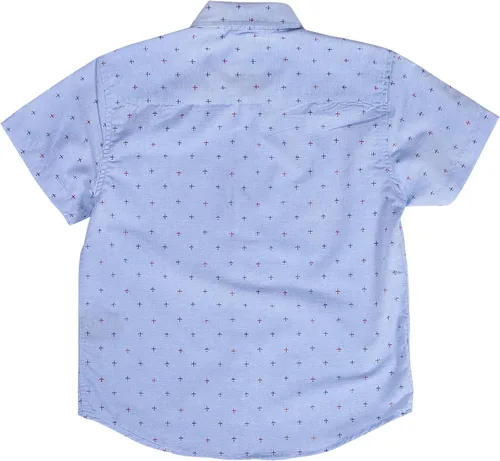 Vista 2 de Visive Camisas hawaianas para niños de manga corta estampada con botones