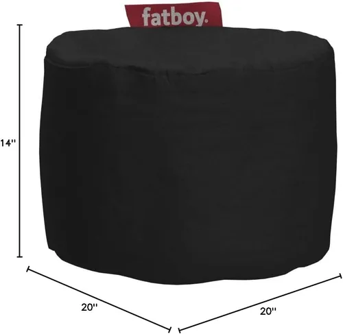 Vista 3 de Fatboy PNT2-BLK Point Ottoman, color negro