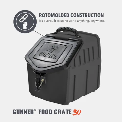 Vista 4 de Contenedor de almacenamiento de comida para perros de 30 libras, contenedor impermeable y hermético para alimentos para mascotas, contenedor