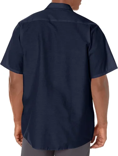 Vista 6 de Red Kap Camisa de trabajo industrial para hombre, ajuste regular, manga corta