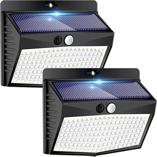 Vista 26 de Peasur 1 paquete de luces solares con sensor de movimiento para exteriores