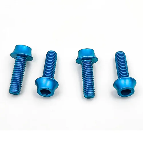 Vista 8 de ONIPAX Pernos de jaula de aluminio para botella de agua M5 x 0.630 in Paquete de 4 piezas (negro)