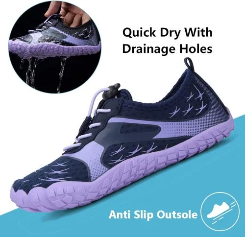 Vista 3 de CIOR Zapatos acuáticos para niños y niñas, tenis deportivos acuáticos, ligeros, deportivos de secado rápido (bebéniño pequeñoniño grande)