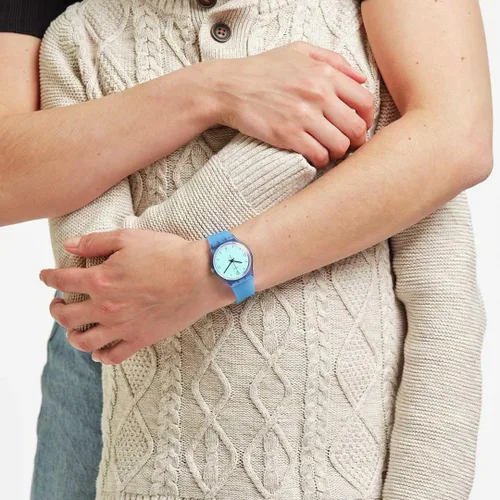 Vista 3 de Océano de cisne Azul Reloj estándar
