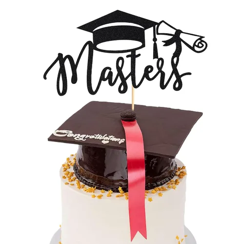 Vista 20 de Arthsdite 1 pieza Adorno para Tarta de Felicitación - Adorno de Tarta de Graduación - 2025 Suministros de Decoración para Fiesta de Graduación