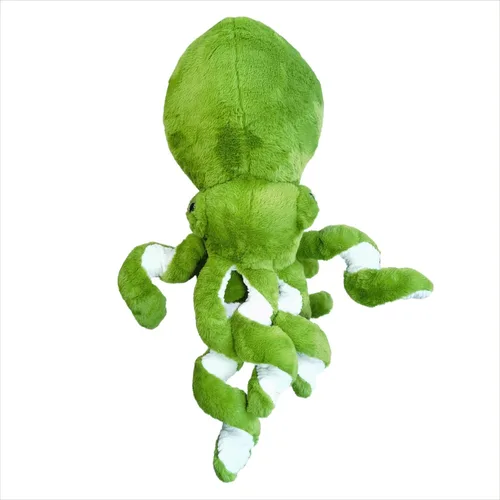 Vista 3 de AIRROAD Pulpo gigante de peluche (verde) de 36 pulgadas de largo, tacto súper suave, libera la presión del trabajo y la vida, para niños y adultos.