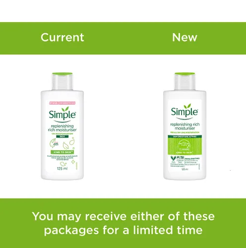Vista 3 de Simple Hidratante rico reponedor, 4.2 fl oz por Simple