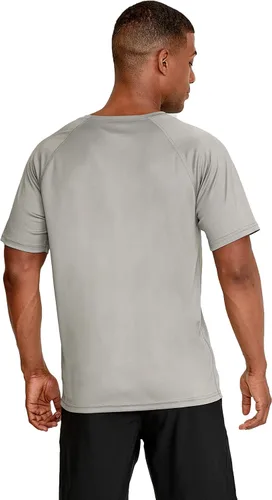 Vista 3 de Speedo - Camiseta UV de natación para hombre, manga corta, ajuste regular, lisa Monument