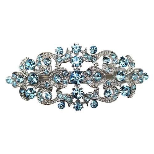 Vista 9 de Faship Precioso pasador floral de cristal AB Rhinestone