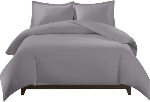 Vista 4 de Royal Tradition Juego de ropa de cama de viscosa de bambú, edredón alternativo de plumón de peso medio