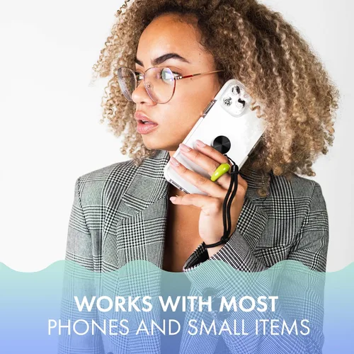 Vista 4 de Moxyo Zigi Band - Correa de muñeca ajustable para iPhone, Samsung, LG, Google, tabletas y accesorios, parche adhesivo para dispositivos Corazón
