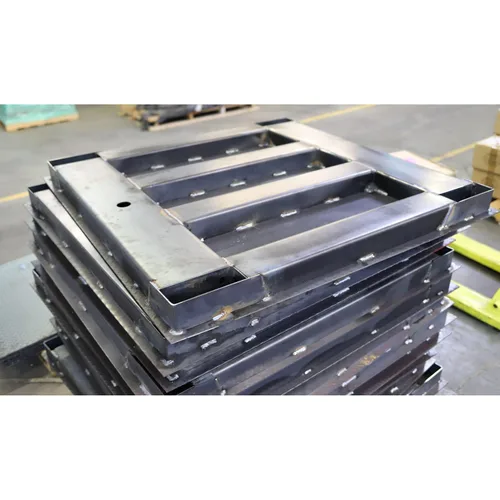 Vista 5 de Liberty Scales Báscula de piso industrial resistente de 48 x 48 pulgadas, báscula digital precisa para pesaje de almacén o envío