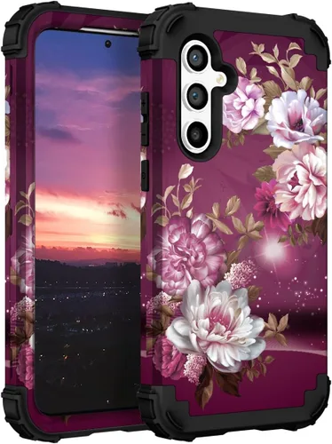 Vista 35 de Hocase Funda para Galaxy S20 FE 5G, Protección resistente a prueba de golpes, goma de silicona suave + parachoques de plástico duro, funda