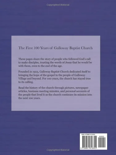 Vista 2 de Galloway Baptist Church The First 100 Years