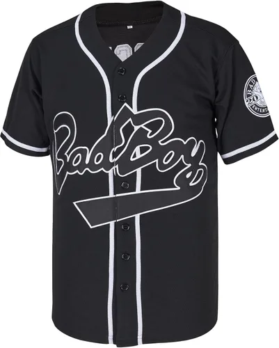 Vista 2 de ACAIL Camiseta de béisbol de la película Big gie Bad Boy con costuras de los años 90, ropa unisex para fiestas, talla S-XXXL