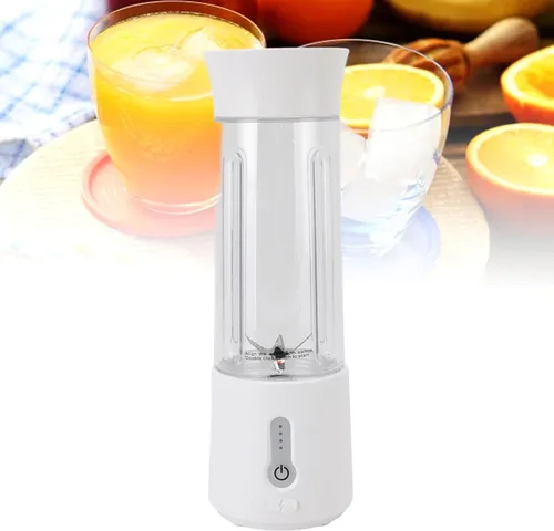 Vista 2 de Portable Mini Blender USB Rechargeable, Efficient, 6 Blades for Shakes on the Go, 500 Ml Capacity
