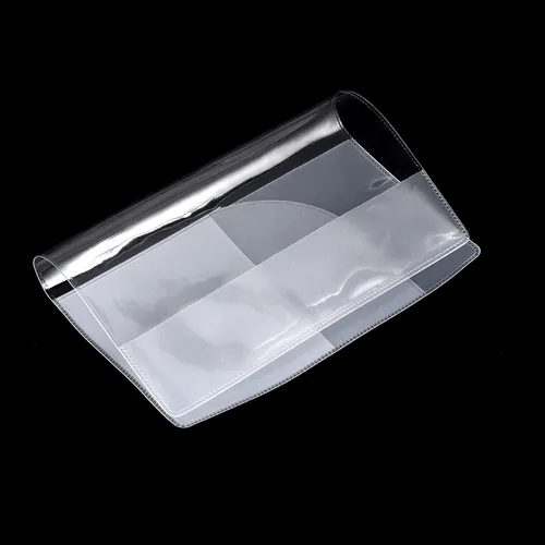 Vista 4 de PATIKIL Funda para pasaporte, paquete de 8 fundas protectoras para pasaporte, organizador para tarjetas de crédito, PVC con ranuras multicapa