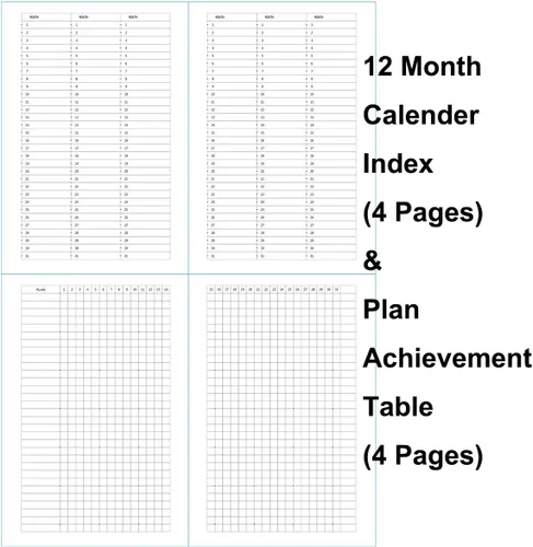 Vista 7 de Guissi Cuaderno clásico de cuadrícula de puntos, tapa dura A5, papel grueso sin ácidos de 3.53 oz/m², con bolsillo interior fino, piel sintética