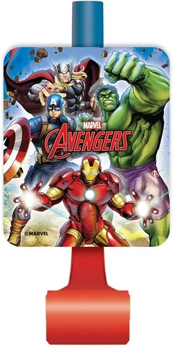 Vista 2 de Avengers Party Blowouts 5.88" x 2" 8 piezas