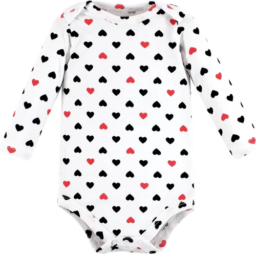 Vista 5 de Hudson Baby Body unisex de algodón de manga larga, para bebé