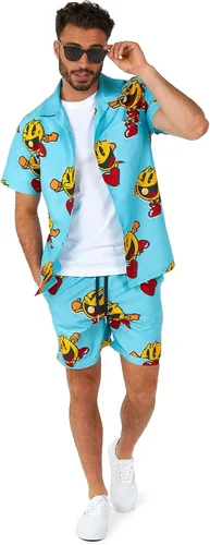 Vista 4 de Opposuits Traje de baño combinado de verano - Conjunto de dos piezas a juego para hombre - Ropa de natación de playa