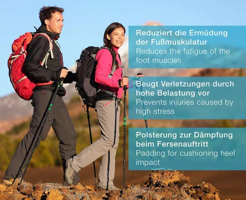 Vista 4 de bonmedico Plantillas de gel de alto rendimiento – Insertos de zapatos que absorben los golpes para hombres y mujeres, recortados para adaptarse a