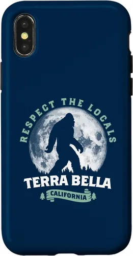 Vista 5 de iPhone 12 mini Terra Bella California Bigfoot Night Walk Retro Case