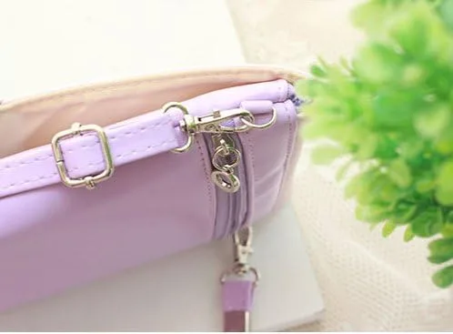 Vista 6 de Mini bolso de hombro de piel sintética para adolescentes y niñas