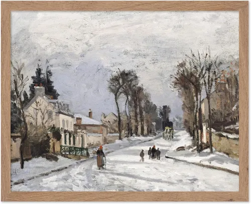 Vista 58 de Poster Master Póster vintage The Beginning Of Spring – Impresión retro de invierno – Arte de nieve – Arte de paisaje – Regalo para hombres y mujeres