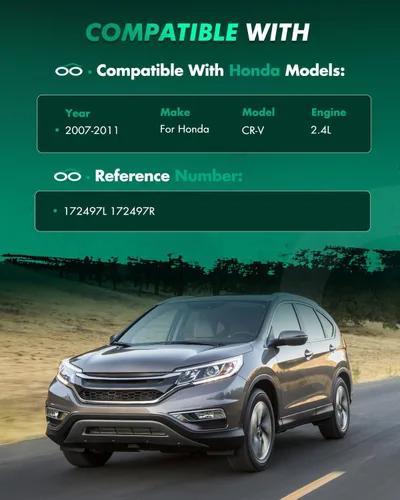 Vista 4 de Scitoo Rápido completo amortiguador montaje amortiguador ajuste 2007 2008 2009 2010 2011 para Honda CR-V (par trasero)